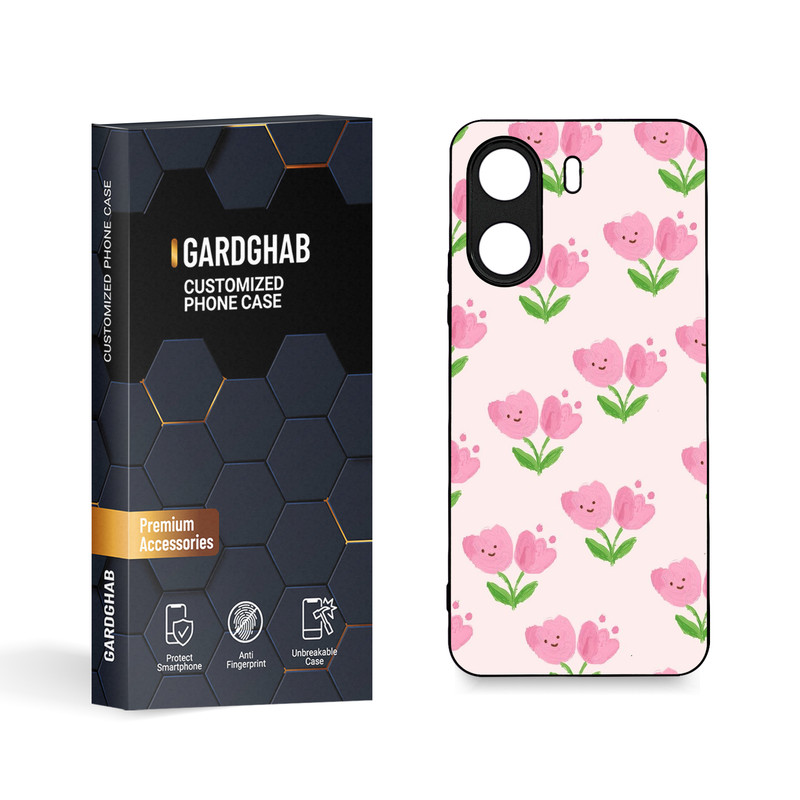 کاور گارد قاب مدل دورژله ای دخترانه مناسب برای گوشی موبایل شیائومی Poco C65 / Redmi 13c