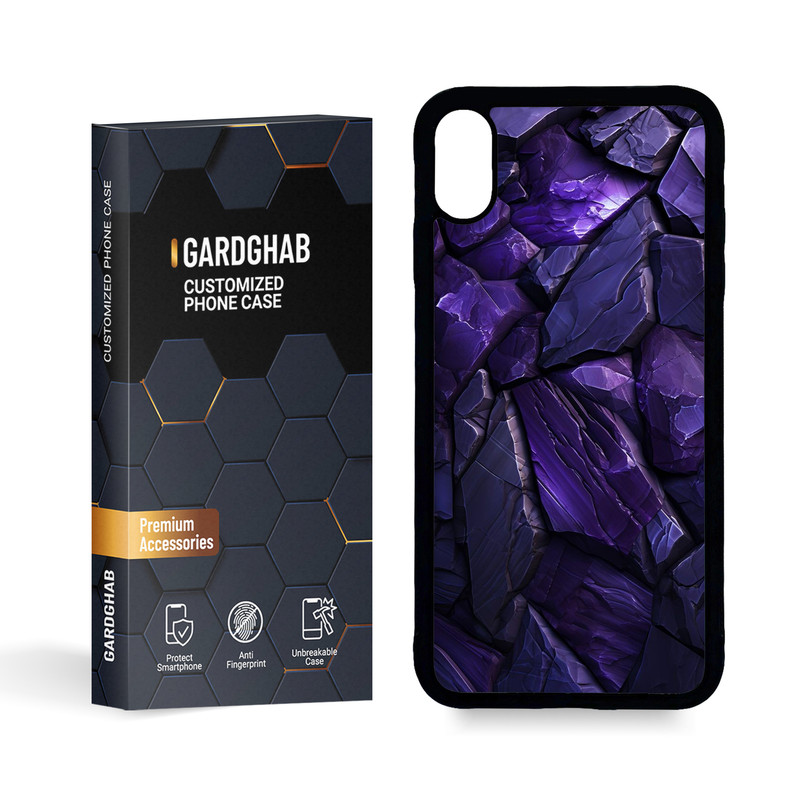 کاور گارد قاب مدل پشت گلس ساده مناسب برای گوشی موبایل اپل iPhone XS MAX