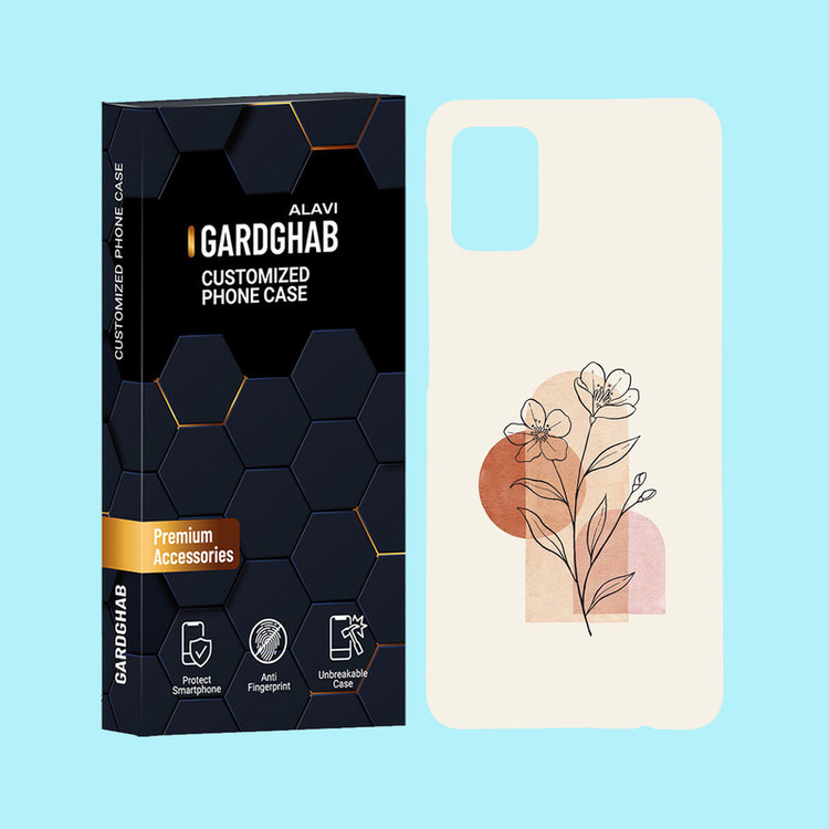 کاور گارد قاب علوی مدل گل مناسب برای گوشی موبایل سامسونگ Galaxy A51 4G