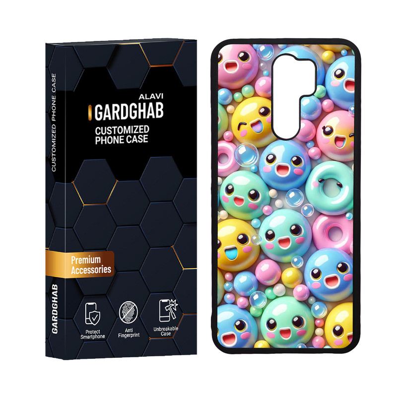کاور گارد قاب علوی مدل دورژله ای کارتنی و انیمه مناسب برای گوشی موبایل شیائومی Redmi 9 / Redmi 9 Prime