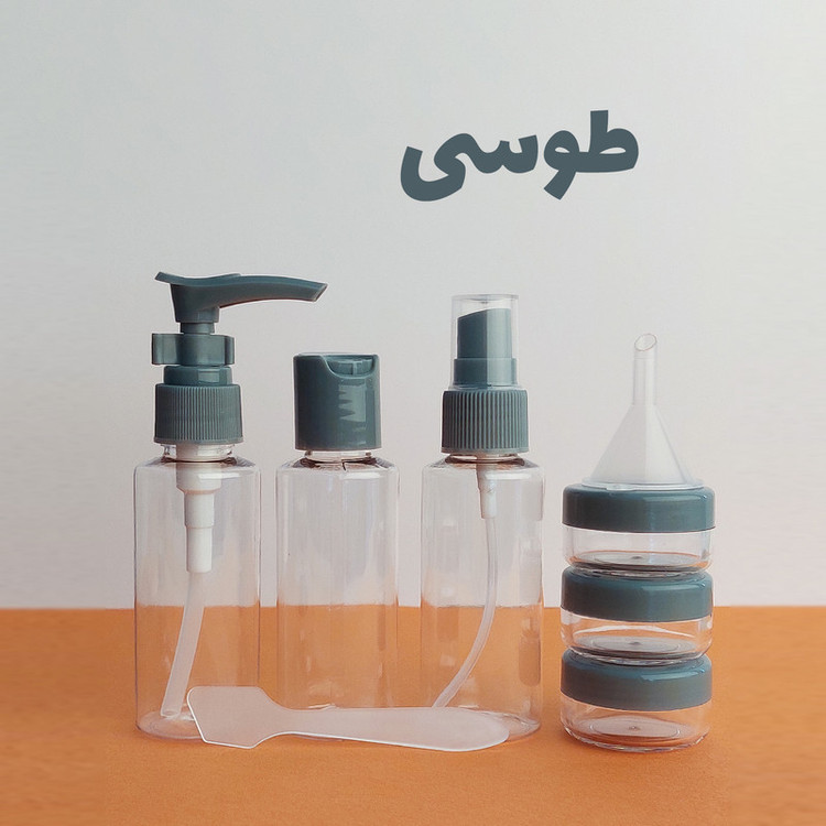 محفظه نگهداری کرم رونا مدل مسافرتی بسته 8 عددی