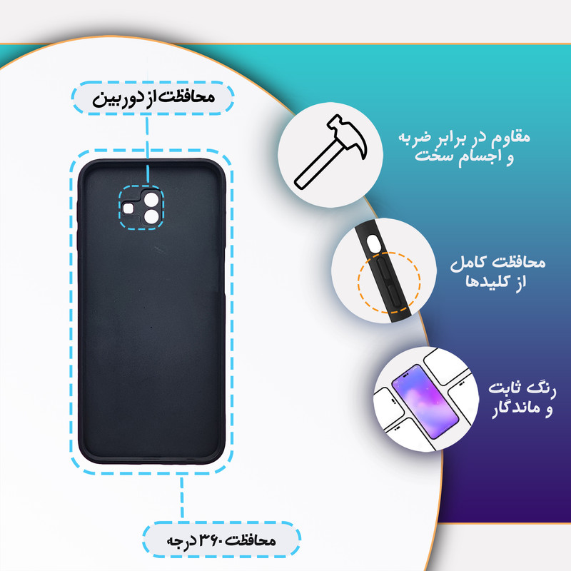 کاور گارد قاب علوی مدل ML مناسب برای گوشی موبایل سامسونگ Galaxy J6 Plus