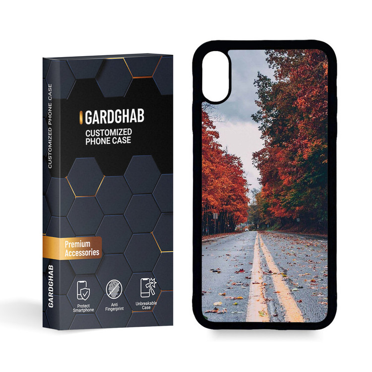 کاور گارد قاب مدل پشت گلس طبیعت مناسب برای گوشی موبایل اپل iPhone Xs MAX