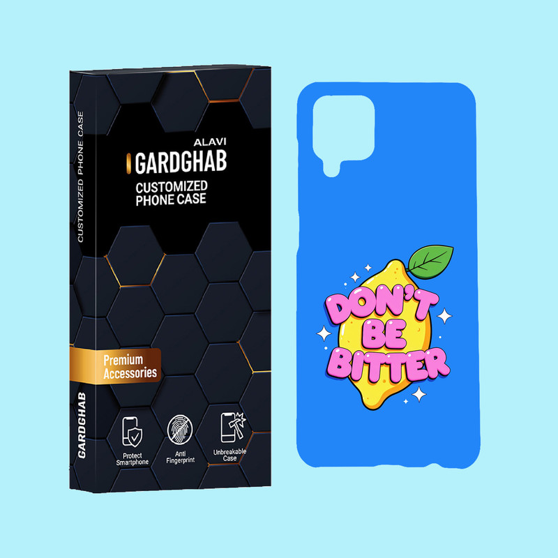 کاور گارد قاب علوی مدل متن مناسب برای گوشی موبایل سامسونگ Galaxy A12