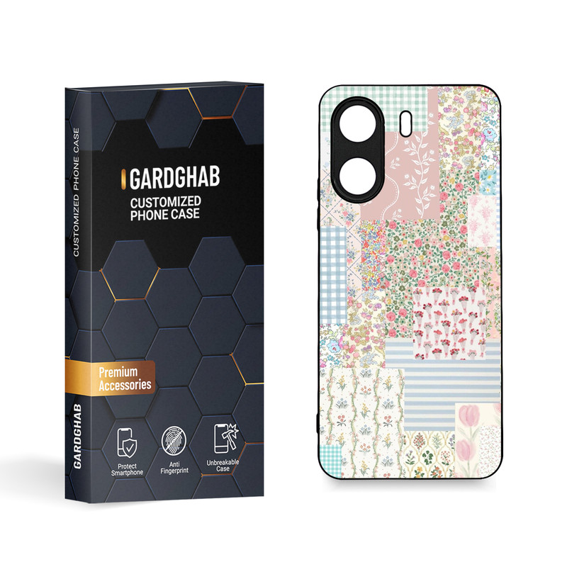 کاور گارد قاب مدل دورژله ای دخترانه مناسب برای گوشی موبایل شیائومی Poco C65 / Redmi 13c
