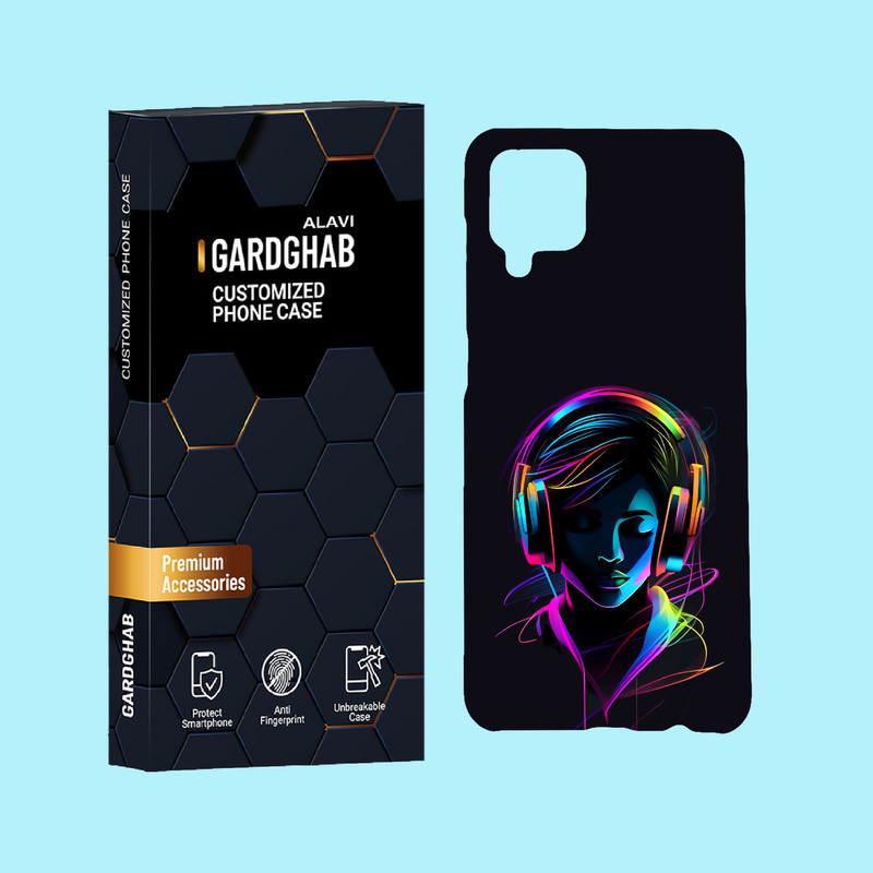 کاور گارد قاب علوی مدل ساز و موزیک مناسب برای گوشی موبایل سامسونگ Galaxy A12
