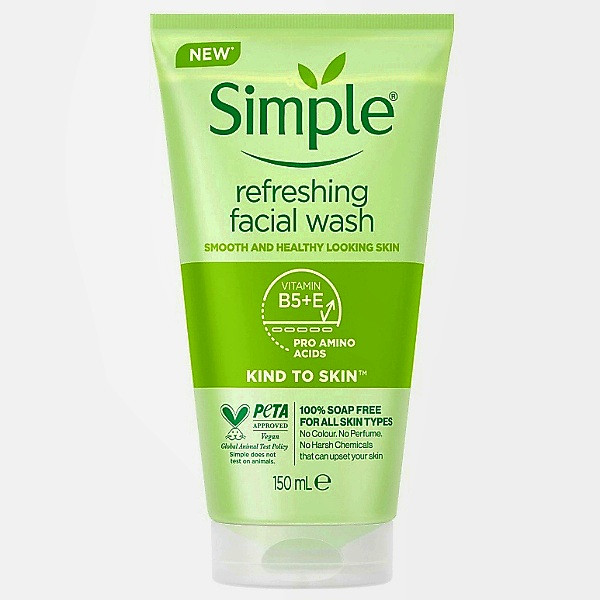 ژل شستوشوی صورت سیمپل مدل kind to skin حجم 150 میلیلیتر