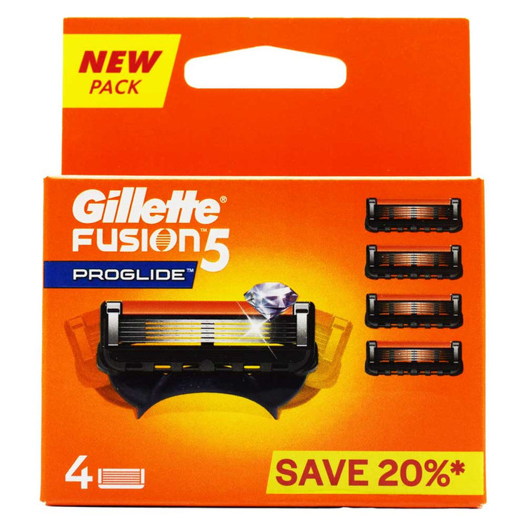 تیغ یدک ژیلت مدل Fusion5 Proglide بسته 4 عددی
