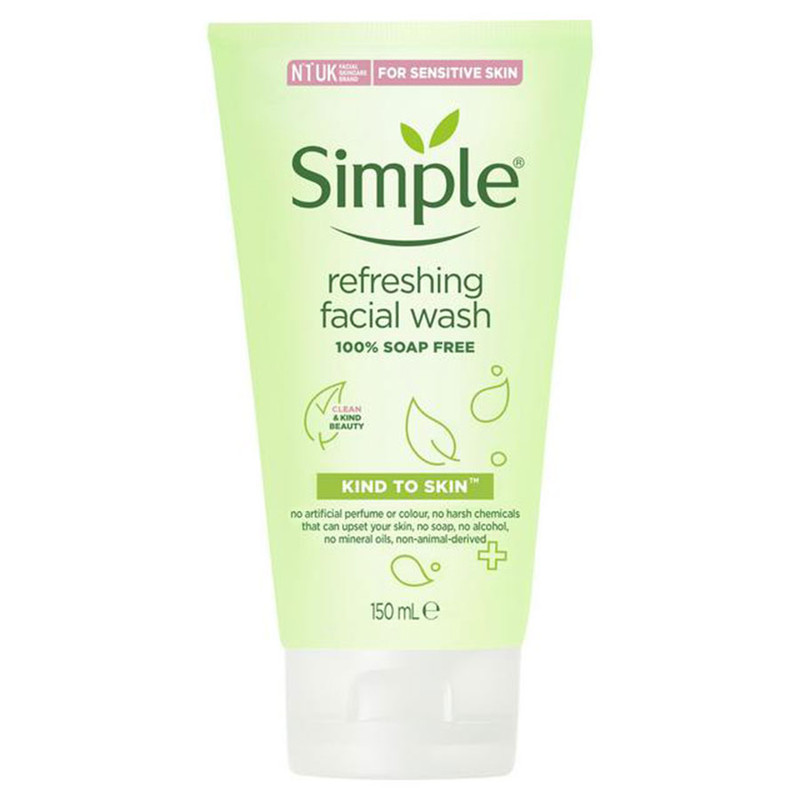 ژل شستوشوی صورت سیمپل مدل Refreshing حجم 150 میلیلیتر