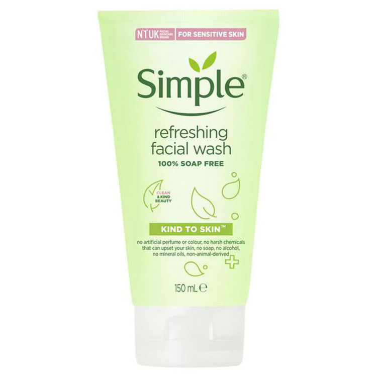ژل شستوشوی صورت سیمپل مدل Refreshing حجم 150 میلیلیتر