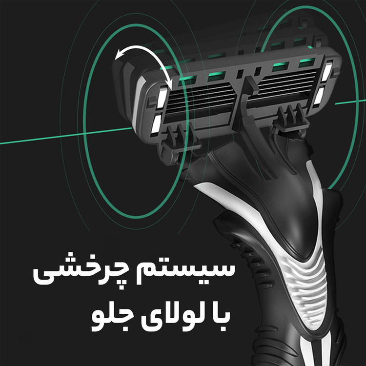 خودتراش دورکو مدل Pace 6 Disposable تحت لیسانس بسته 3 عددی
