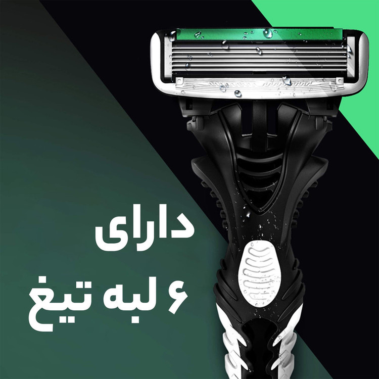 خودتراش دورکو مدل Pace 6 Disposable تحت لیسانس بسته 3 عددی