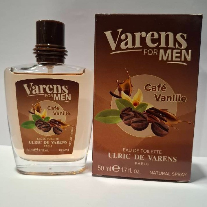 ادوتویلت اولریک دو وارن مدل Cafe Vanille با رایحه گرم حجم 50 میلیلیتر