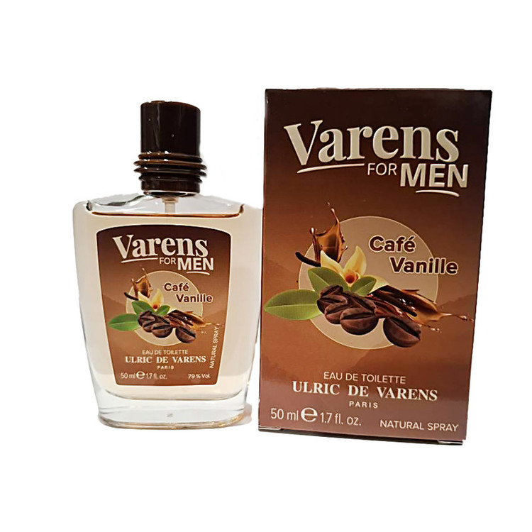 ادوتویلت اولریک دو وارن مدل Cafe Vanille با رایحه گرم حجم 50 میلیلیتر