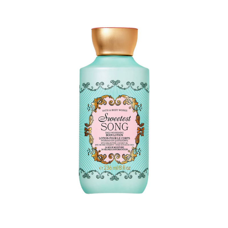 لوسيون بدن بس اند بادى وركز مدل Sweetest Song مناسب برای انواع پوست حجم 236 ميلى ليتر