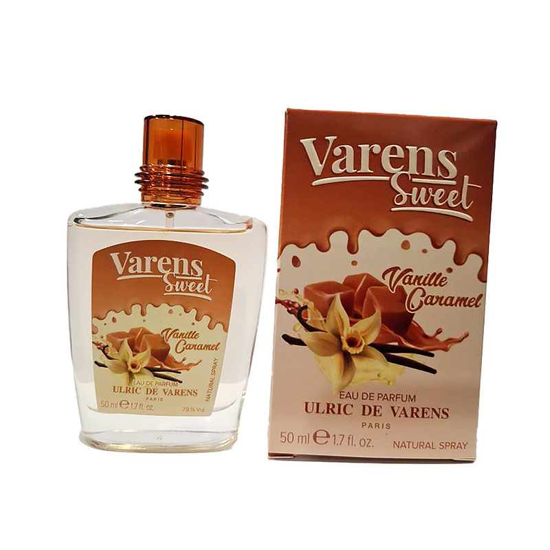 ادوپرفیوم اولریک دو وارن مدل Vanille Caramel با رایحه گرم حجم 50 میلی‌لیتر
