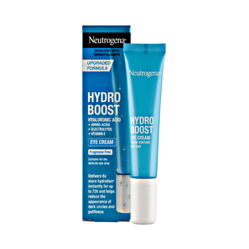 کرم دور چشم روز و شب نوتروژینا مدل Hydro Boost Hyaluronic acid حجم 15 میلیلیتر
