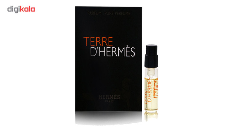 عطر جیبی مردانه هرمس مدل پرفیوم Terre D Hermesحجم 1.5 میلی لیتر مجموعه 6 عددی