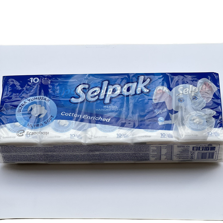 دستمال کاغدی جیبی سیلپک 10 برگ مدلALTRA SOFT بسته 10عددی