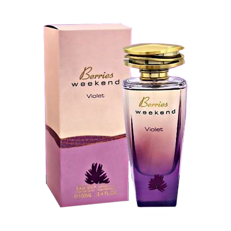 ادوپرفیوم زنانه فراگرنس ورد مدل Weekend Violet با رایحه معتدل حجم 100 میلیلیتر