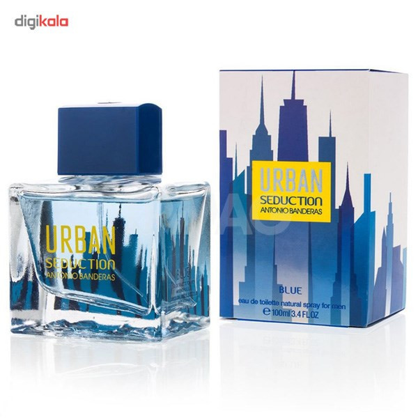 ادو تویلت مردانه آنتونیو باندراس مدل Urban Blue حجم 100 میلی لیتر