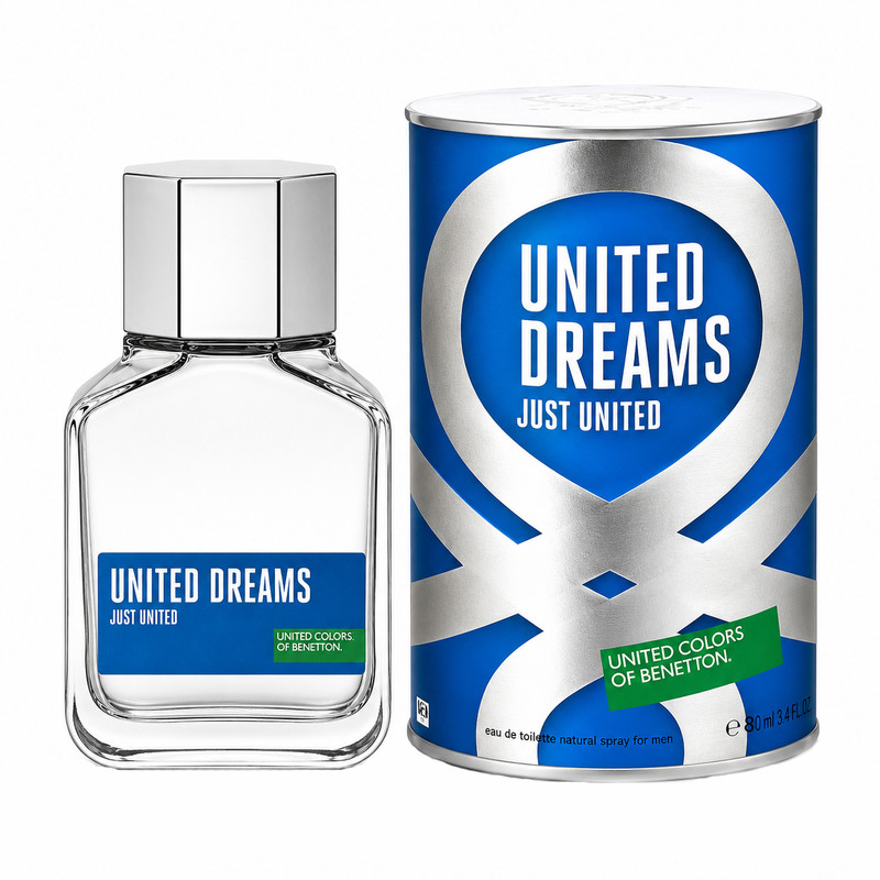 ادو تویلت مردانه بنتون مدل United Dreams Just United با رایحه خنک حجم 80 میلی لیتر