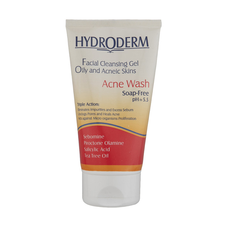 ژل شستوشوی صورت هیدرودرم مدل Oily Skin وزن 150 گرم