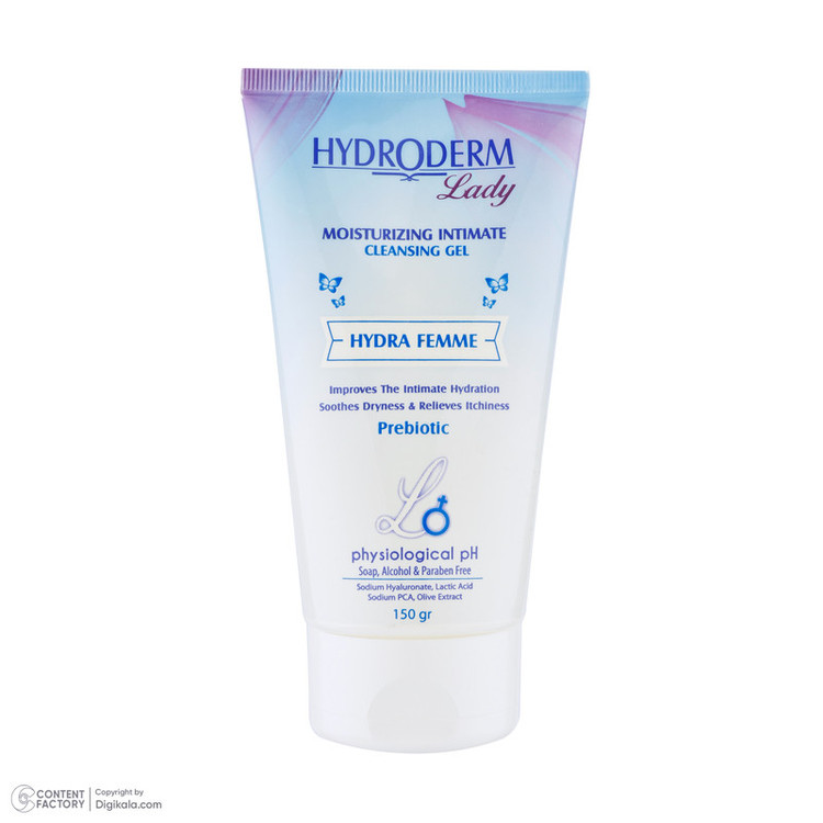 ژل بهداشتی بانوان هیدرودرم مدل Hydra Femme مقدار 150 گرم