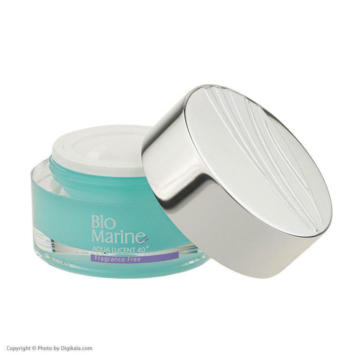 کرم دور چشم بایومارین مدل +AQUA LUCENT 40 حجم 15 میلی لیتر به همراه رولر ماساژ استنلس استیل