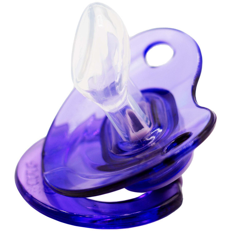 پستانک ارتودنسی وی کر مدل دسته دار fancy شفاف سایز +12 ماه کد p109