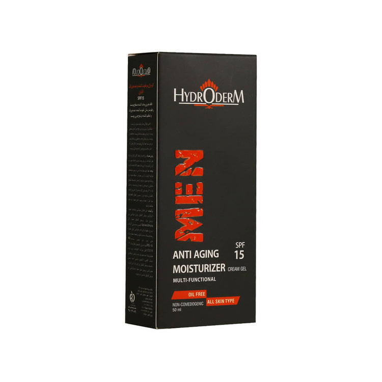 ژل ضد چروک هیدرودرم مدل Oil Free مناسب برای انواع پوست حجم 50 میلی لیتر مجموعه 2 عددی