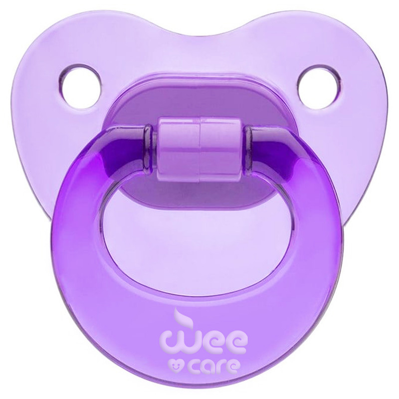 پستانک ارتودنسی وی کر مدل دسته دار fancy شفاف سایز 6-12 ماه کد P108