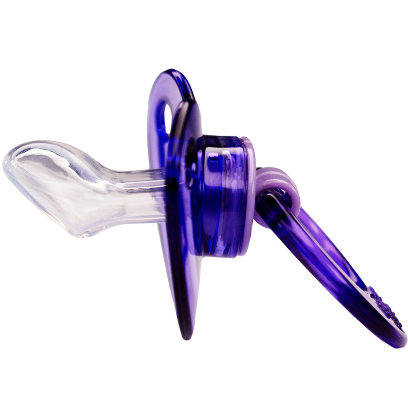 پستانک ارتودنسی وی کر مدل دسته دار fancy شفاف سایز 6-12 ماه کد P108