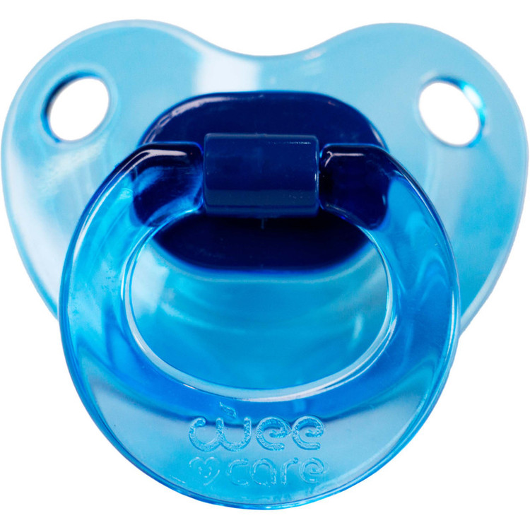 پستانک ارتودنسی وی کر مدل دسته دار fancy شفاف سایز 6-12 ماه کد P108