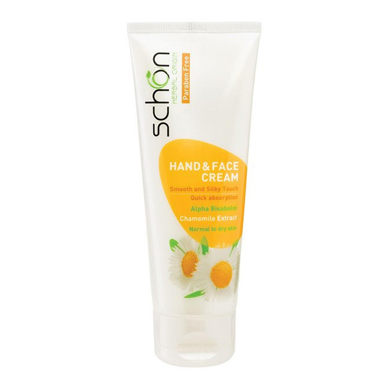 کرم مرطوبکننده دست، صورت شون مدل Chamomile Cream 75ml مناسب برای خشک، معمولی حجم 75 میلیلیتر