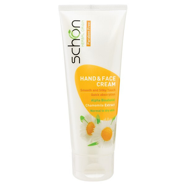 کرم مرطوبکننده دست، صورت شون مدل Chamomile Cream 75ml مناسب برای خشک، معمولی حجم 75 میلیلیتر