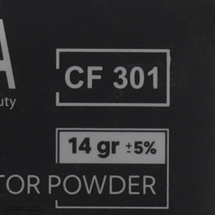 پودر تثبیتکننده آرایش صورت نوتریکا مدل Perfect Finish کد CF301 وزن 14 گرم