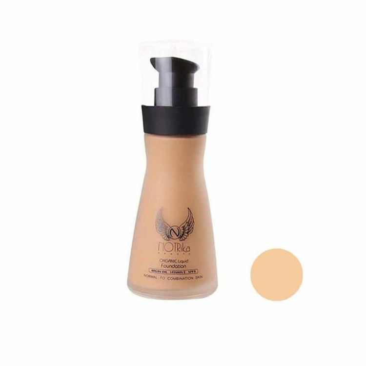 کرم پودر مایع SPF 8 نوتریکا مدل 03 شماره F09 مناسب برای انواع پوست حجم 30 میلیلیتر