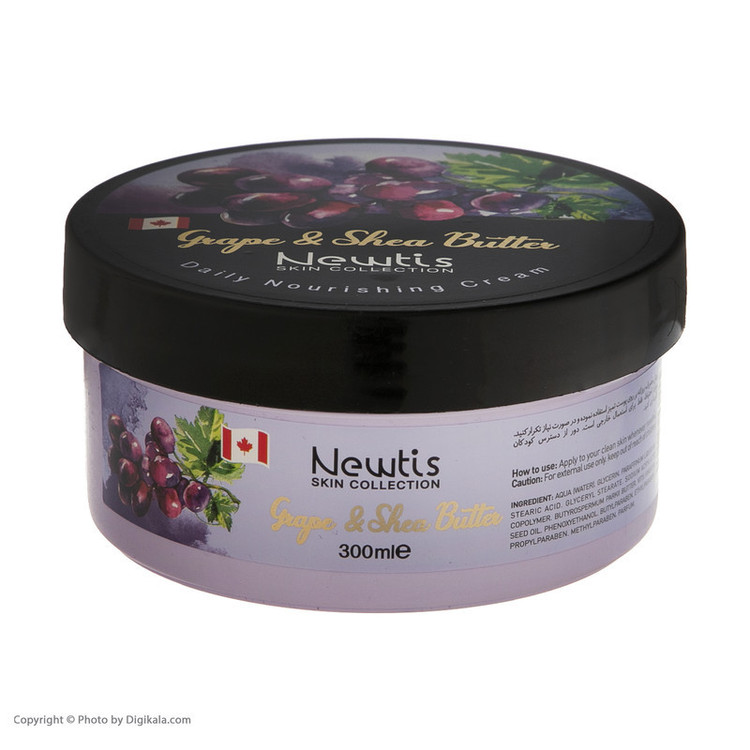 کرم مرطوب کننده نیوتیس مدل grape حجم 300 میلی لیتر بسته دو عددی