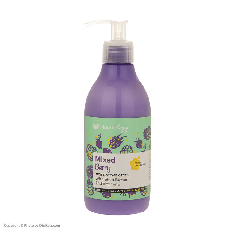 کرم آبرسان هندولوژی مدل Mixed Berry حجم 375 میلی لیتر