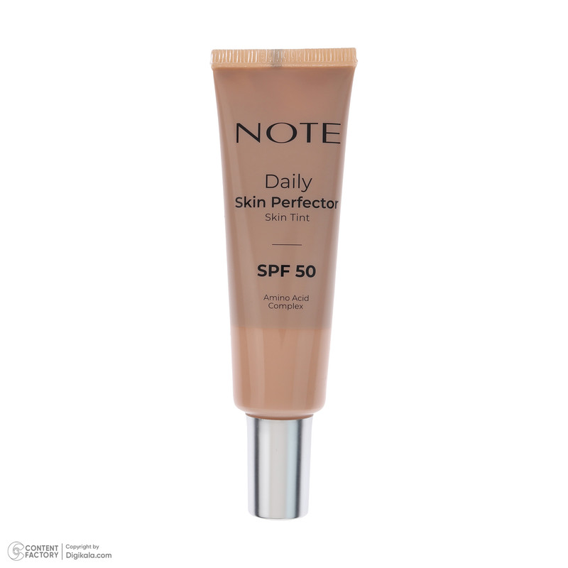کرم پودر مایع SPF50 نوت مدل Skin Perfector شماره 100 مناسب انواع پوست حجم 30 میلیلیتر