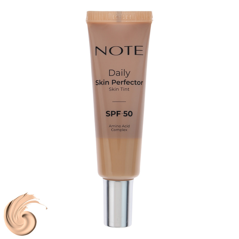 کرم پودر مایع SPF50 نوت مدل Skin Perfector شماره 130 مناسب انواع پوست حجم 30 میلی‌لیتر