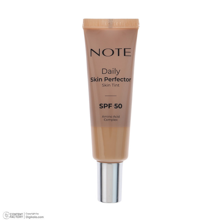 کرم پودر مایع SPF50 نوت مدل Skin Perfector شماره 130 مناسب انواع پوست حجم 30 میلیلیتر