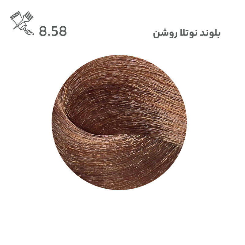 رنگ مو بیول شماره 8.80 حجم 100 میلی لیتر رنگ بلوند کره ای روشن