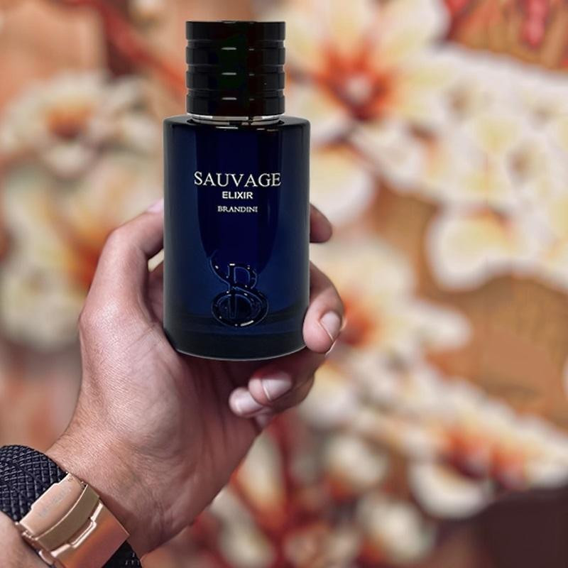 عطر جیبی مردانه برندینی مدل Sauvage Elixir حجم 33 میلی لیتر