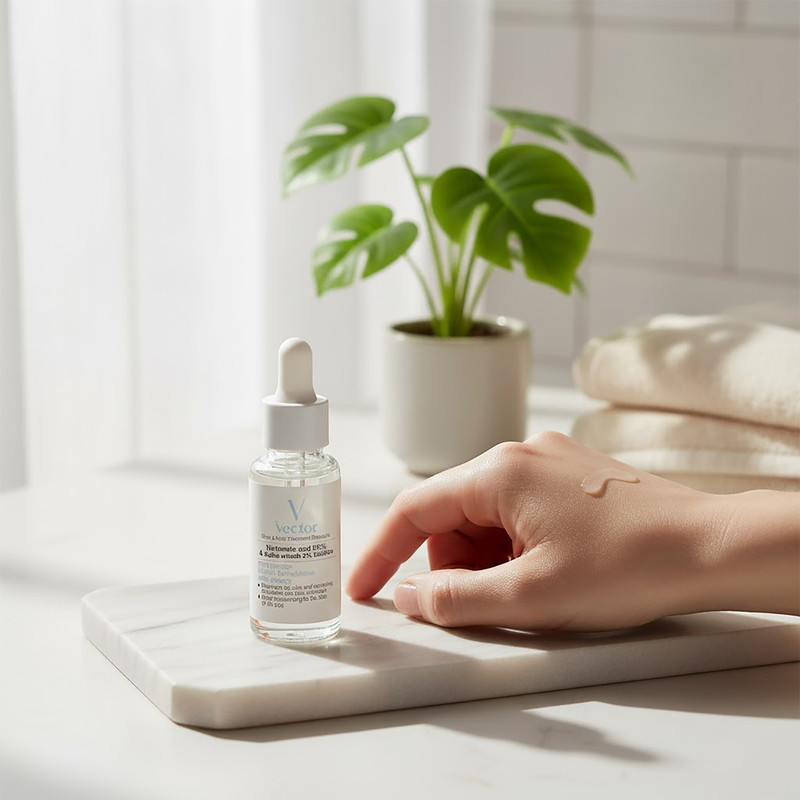 سرم پوست وکتور مدل Hyaluronic Acid 2/5% حجم 30 میلی لیتر