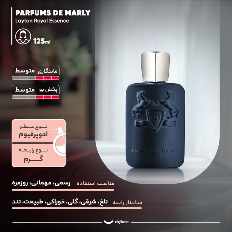 ادوپرفیوم زنانه پرفیوم دو مارلی مدل Layton Royal Essence حجم 125 میلیلیتر