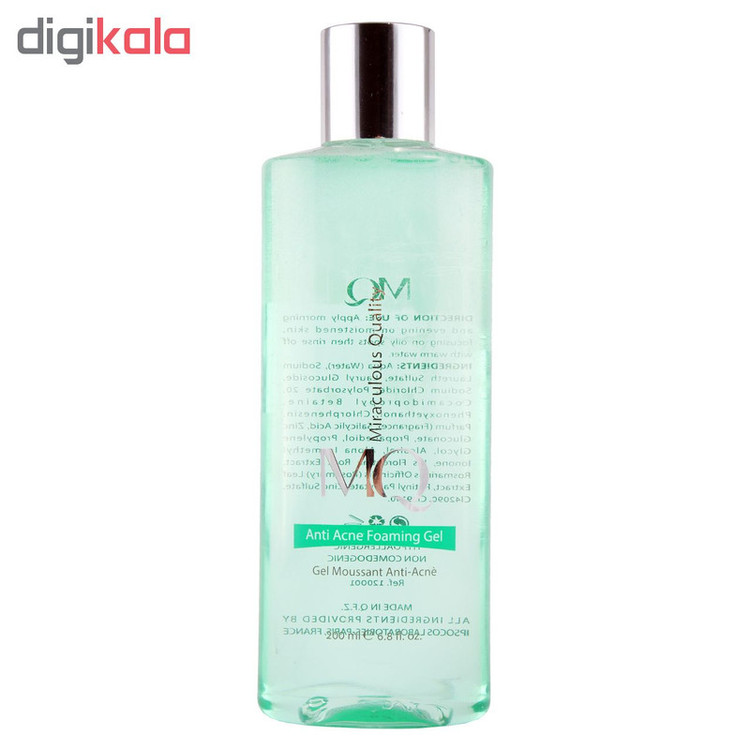 ژل فوم ضد جوش ام کیو مدل Anti Acne حجم 200 میلی لیتر