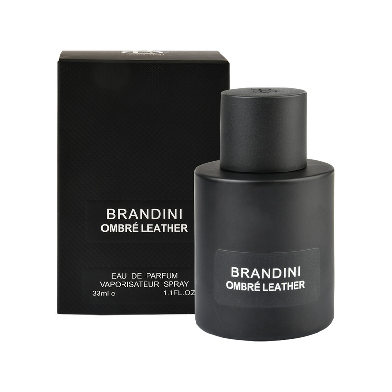 عطر جیبی مردانه برندینی مدل OMBRE LEATHER با رایحه گرم حجم 33 میلیلیتر
