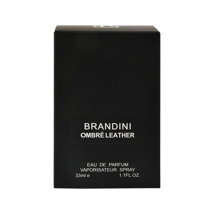 عطر جیبی مردانه برندینی مدل OMBRE LEATHER با رایحه گرم حجم 33 میلیلیتر